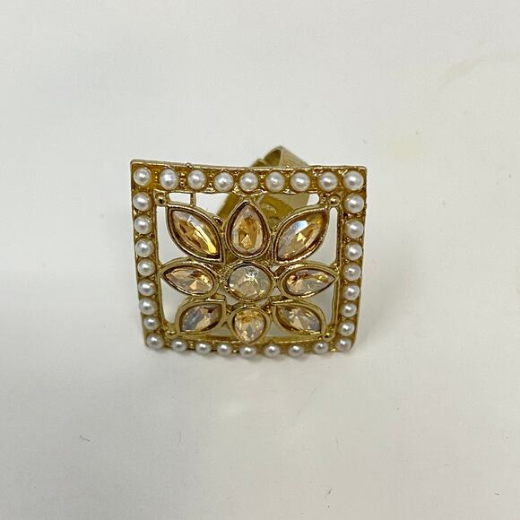 Lot of 10 Rhinestone Sparkly Glam Jewelry Set Necklaces Rings Bracelets Earrings - Picture 11 of 13